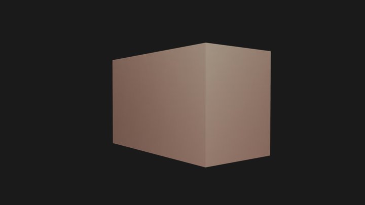 Simple Box 3D Model