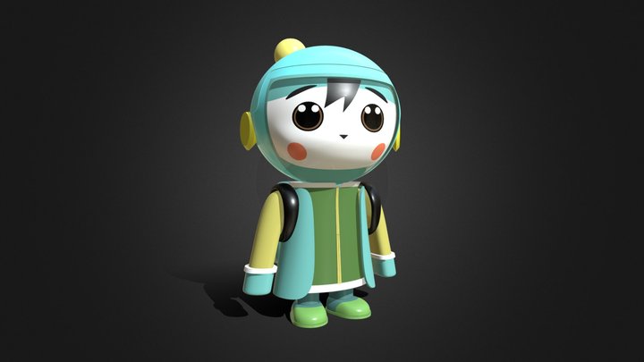 Cute Boy 3D Print 3D Model