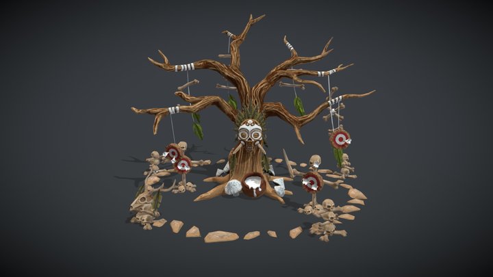 Burial Grounds - Warparty 3D Model