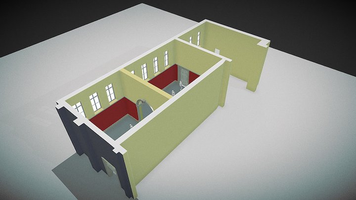 Sculpture gallery 3D Model