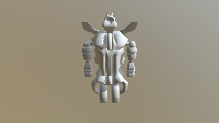 Diamond Robot 3D Model