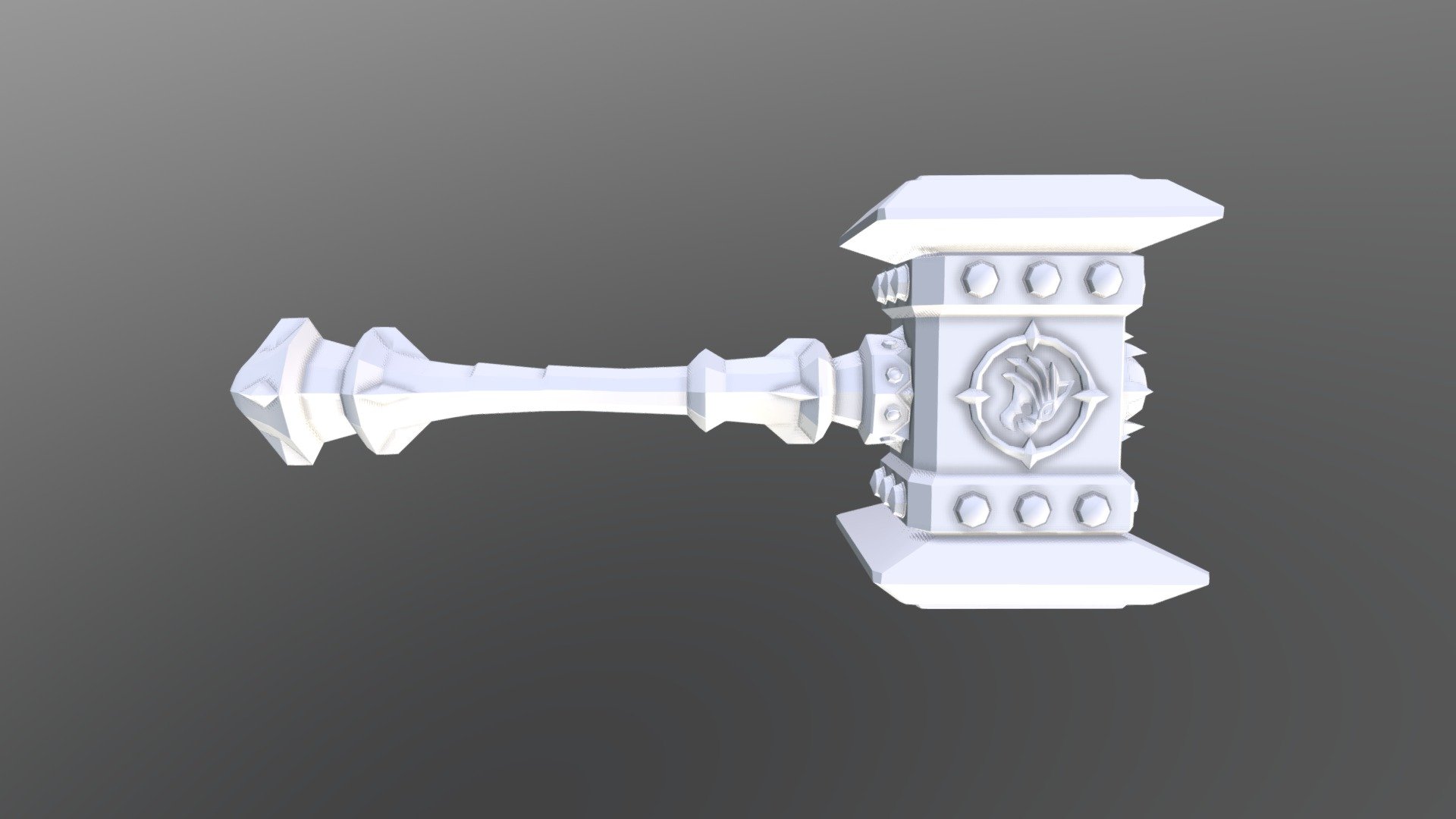DoomHammer - 3D model by Jordan Gauthier (@JoBlack68) [dc3c849] - Sketchfab
