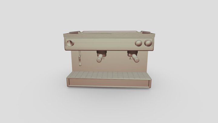 Machine coffe Gaggia Pro 3D Model