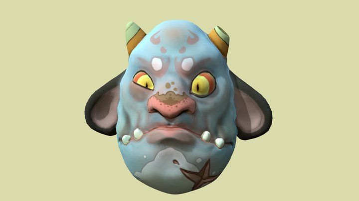 Troll head 3D Model