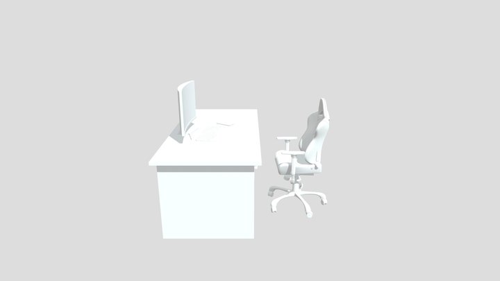 Gaming Setup 3D Model