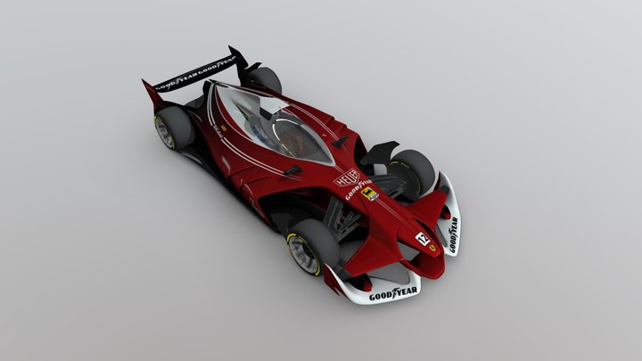 Ferrari F1 Concept 3D Model
