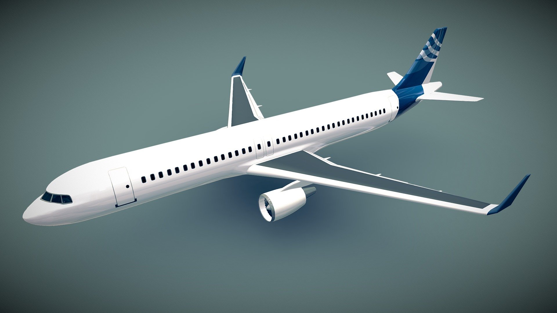 airbus A320-100 jetliner - Buy Royalty Free 3D model by koleos3d ...