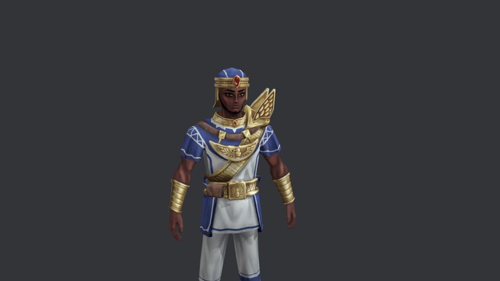 [Student Work] Egyptian Guardian 3D Model