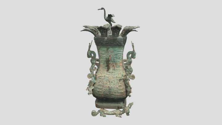 莲鹤方壶- Download Free 3D model by Yuki [dc405b2] - Sketchfab