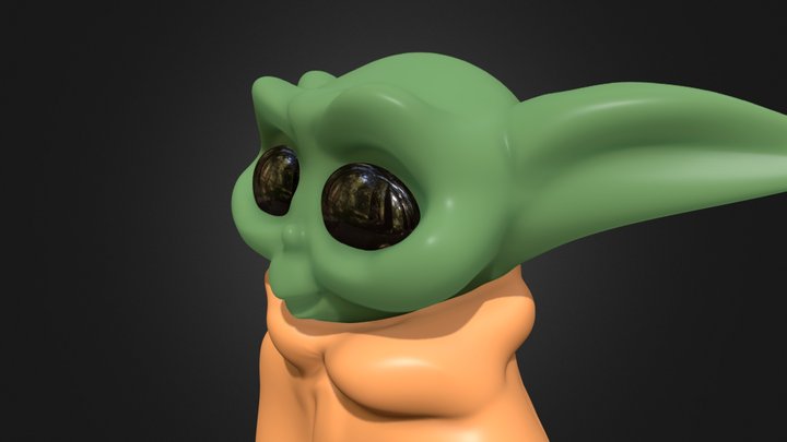 baby Yoda 3D Model