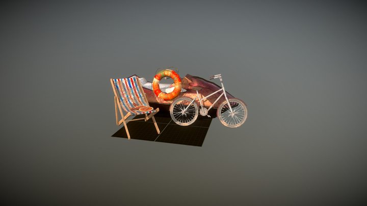 DAE 5 Finished props - By the ocean 3D Model