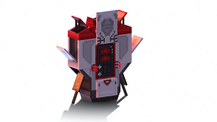 Supply Drop Pod - Minecraft style | Apex Legends 3D Model