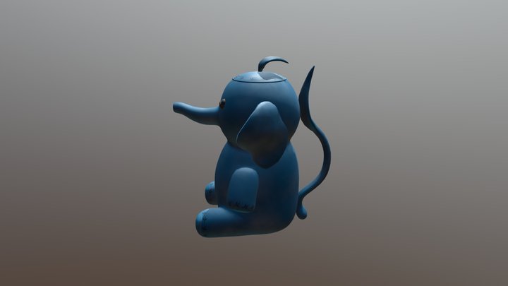 Teapot Elephant 3D Model