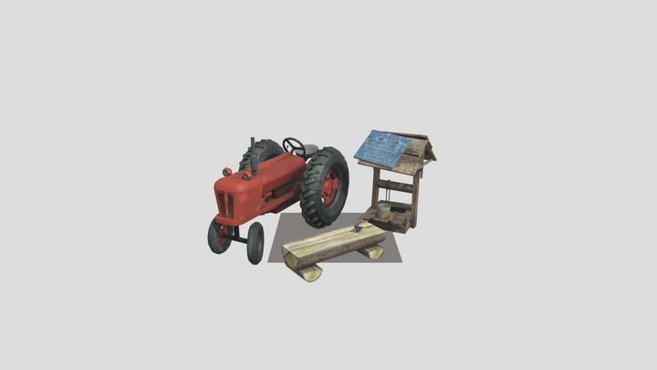 DAE 5 Finished props - Forest loner 3D Model