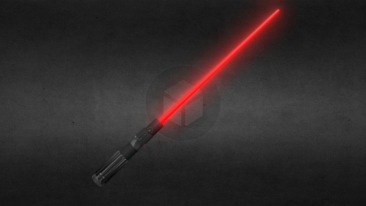 light saber Darth Vader 3D Model
