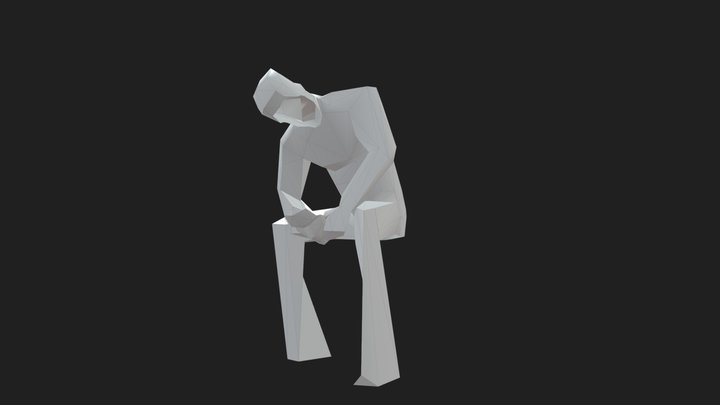 Hollow Man1 3D Model