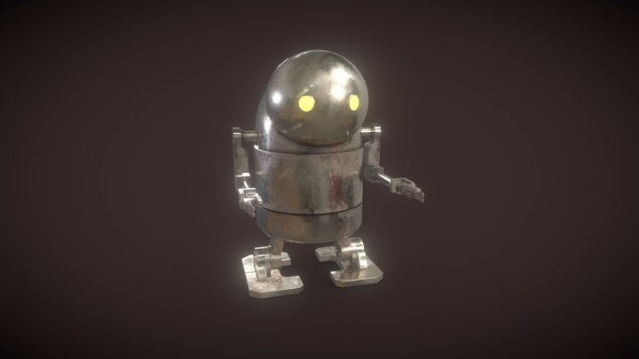 Nier Automata Robot (Shiny ver) 3D Model