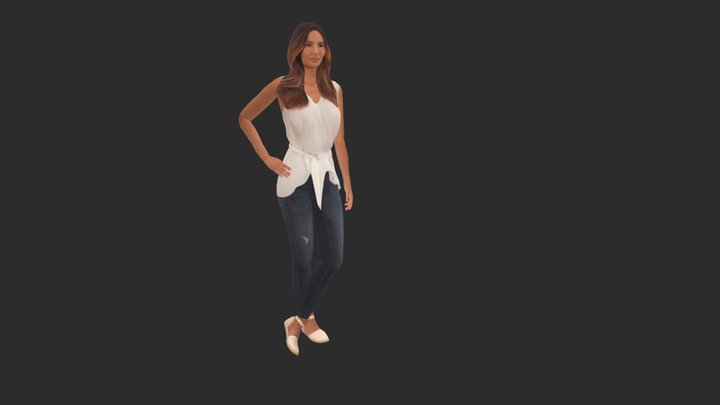 Sophia Animated 003 - Animated 3D Woman 3D Model