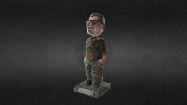 Marcus Bobblehead 3D Model