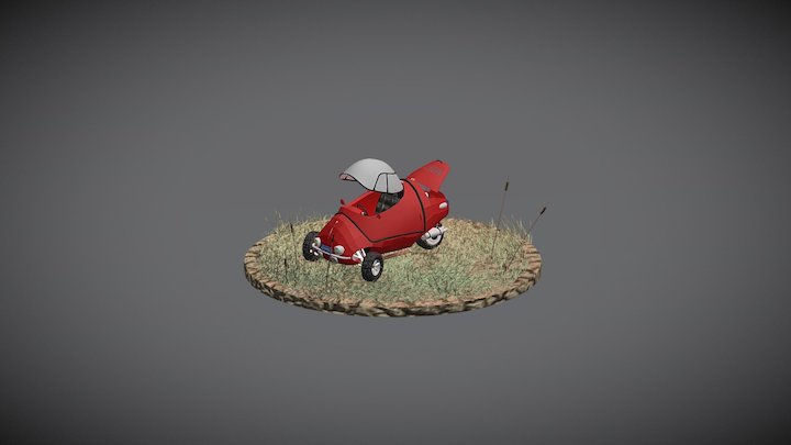 three wheeler 3D Model