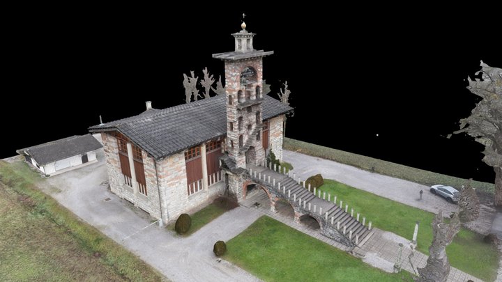 Črna vas - St. Michael's Church (EID 1-00079) 3D Model