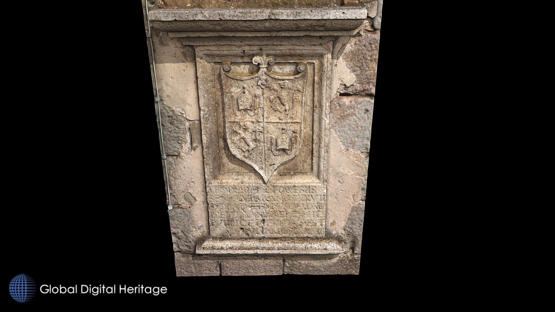 Commemorative Shield, Montelaterone, Tuscany
