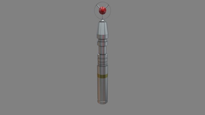 Classic Styled Sonic ScrewDriver 3D Model