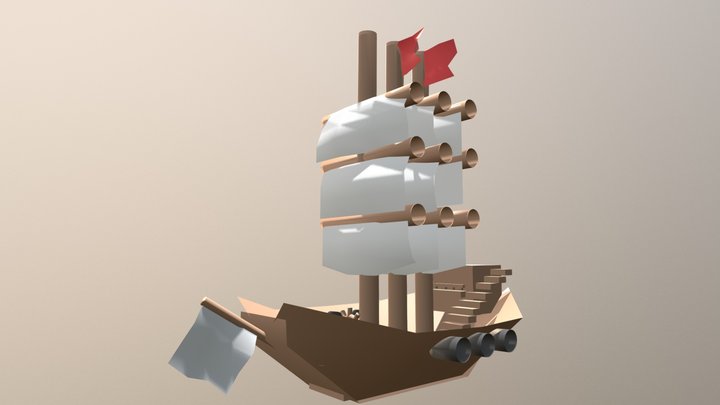 Pirate ship 3D Model