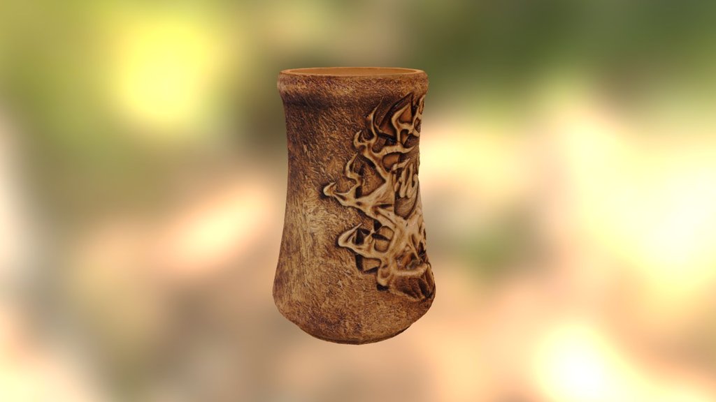 Pot from Chegem waterfalls