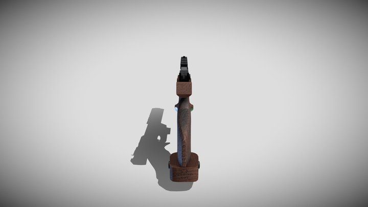 .22 Competition gun 3D Model