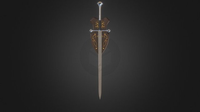 Anduril - LOTR 3D Model
