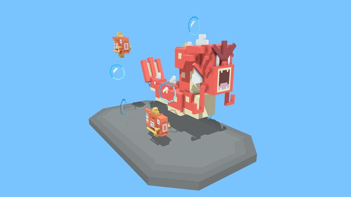 Gyarados 3D Model