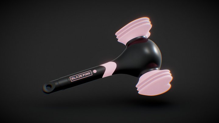 BLACKPINK Official Lightstick Ver 2 3D Model