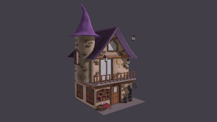 DAE frontstore: witchy potions 3D Model