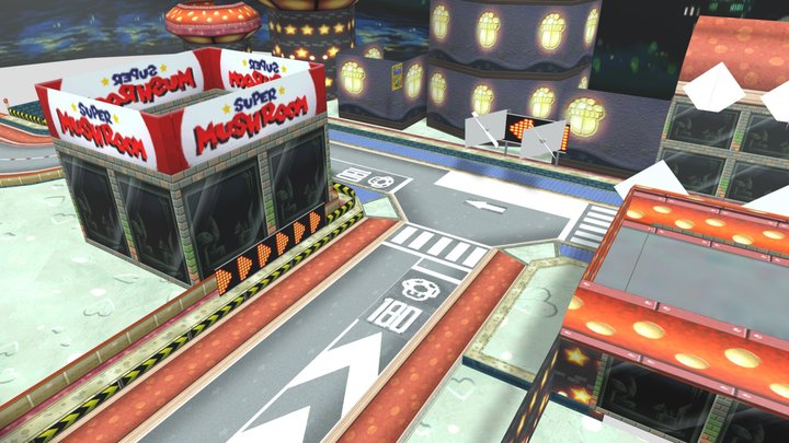 GCN Mushroom City 3D Model