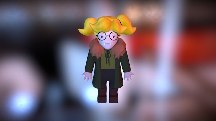 Vampire Child 3D Model