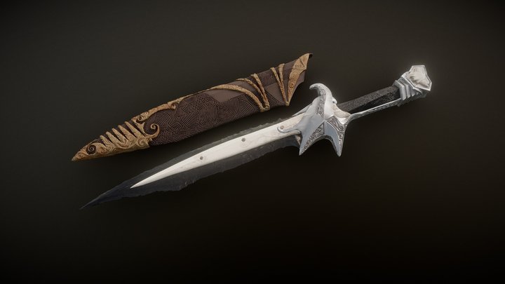 Leif - Dagger from the Noss Saga 3D Model