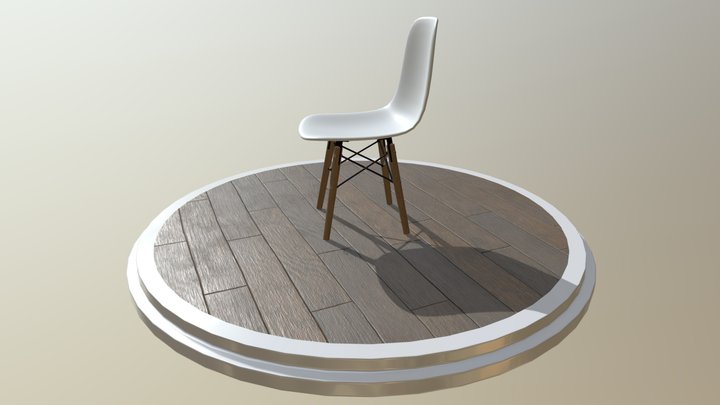 Silla chair Eames 3D Model
