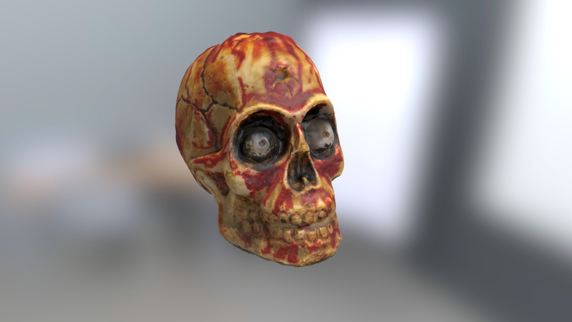 Skull — Sketchfab embed 3D viewer
