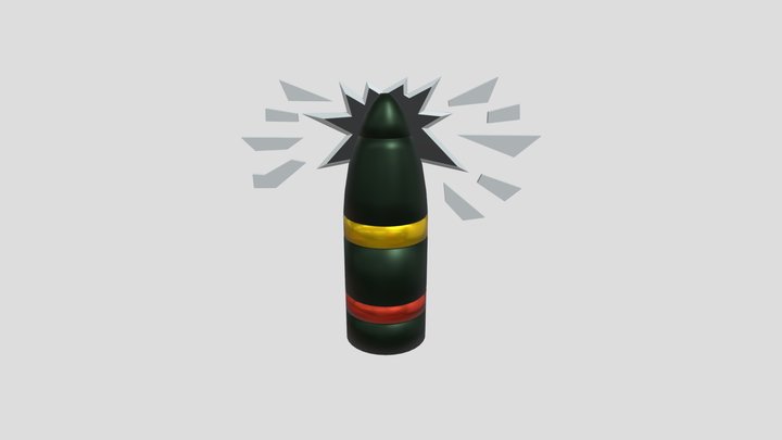 War Thunder APBC Round Low-Poly