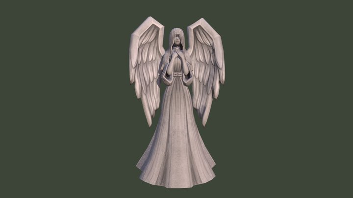 angel statue 3D Model