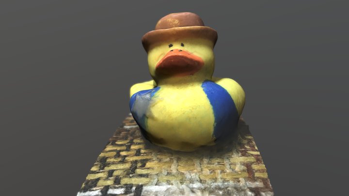 Rubber Ducky Photogrammetry 3D Model