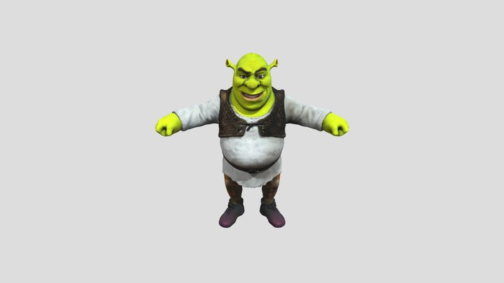 Shrek Ogre Character 3D Model