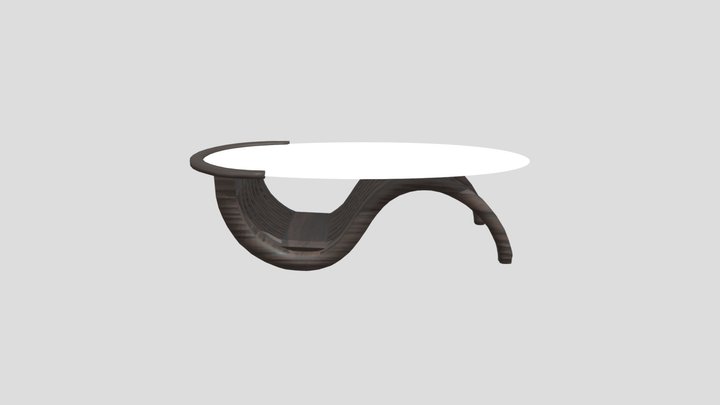 Glass Table 3D Model