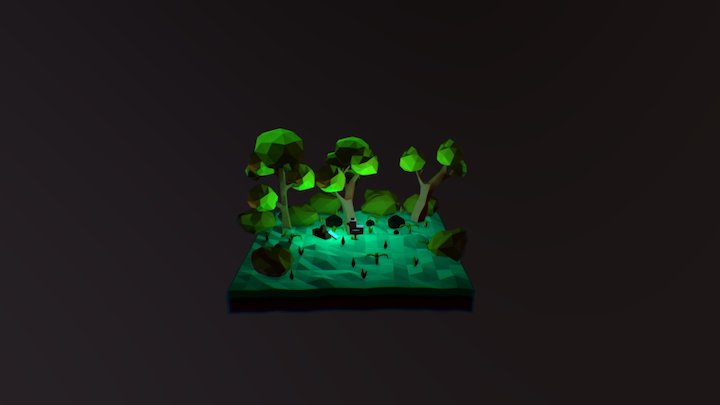 Blue Light 3D Model