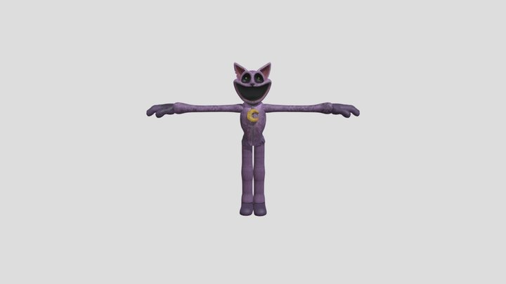 Catnap Button dog days body 3D Model