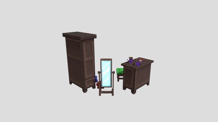 Wardrobe preview 2 3D Model