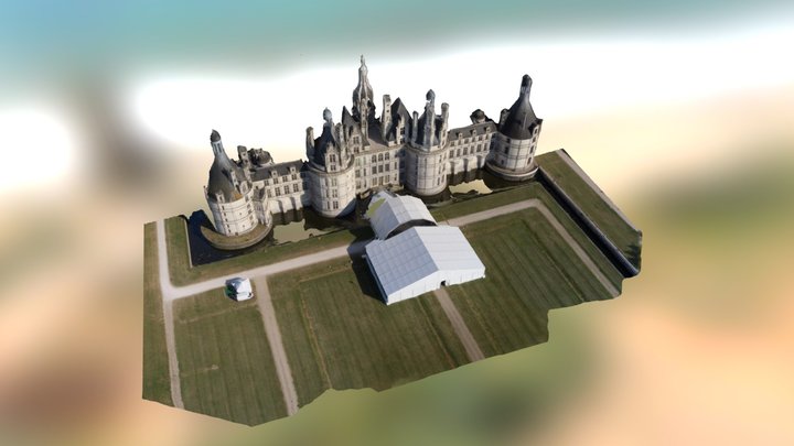 Château de Chambord 3D Model