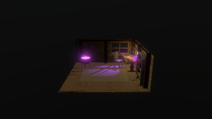 Wizard's Table 3D Model