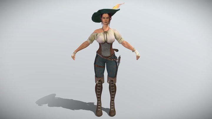 Pirate 3D Model